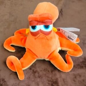 Orange Octopus Plush Toy